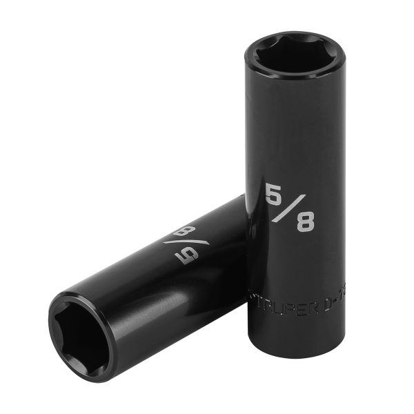 13390 - Dado largo impacto de 5/8', 6 puntas, cuadro 1/2', Truper