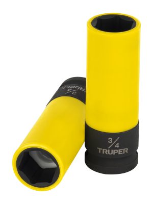 D-7324-HLPD.jpg 100927 - Dado largo impacto prot. plást. 3/4', 6 puntas, cuadro 1/2'