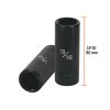 13393 - Dado largo impacto de 13/16', 6 puntas, cuadro 1/2', Truper