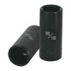 13395 - Dado largo impacto de 15/16', 6 puntas, cuadro 1/2', Truper