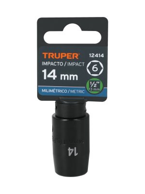 D-7414-ME1.jpg 12414 - Dado cuadro 1/2' de impacto 6 puntas de 14 mm, Truper