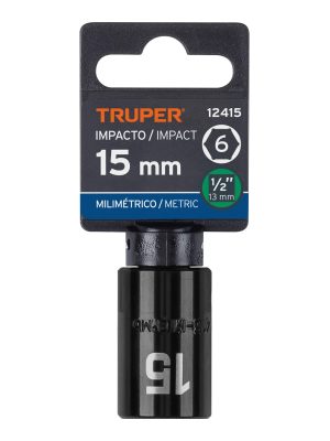 D-7415-ME1.jpg 12415 - Dado cuadro 1/2' de impacto 6 puntas de 15 mm, Truper