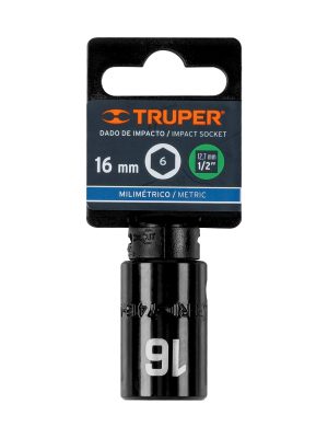 D-7416-ME1.jpg 12416 - Dado cuadro 1/2' de impacto 6 puntas de 16 mm, Truper