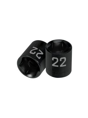 D-7422-M.jpg 100895 - Dado de impacto de 22 mm, 6 puntas, cuadro 1/2', Truper