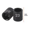 100896 - Dado de impacto de 23 mm, 6 puntas, cuadro 1/2', Truper