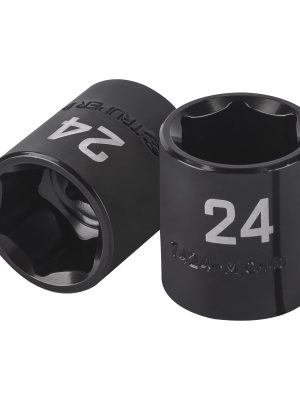 D-7424-M.jpg 100897 - Dado de impacto de 24 mm, 6 puntas, cuadro 1/2', Truper