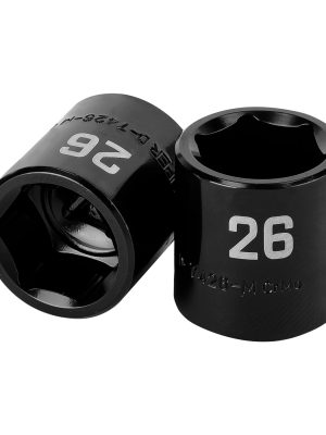 D-7426-M.jpg 100899 - Dado de impacto de 26 mm, 6 puntas, cuadro 1/2', Truper