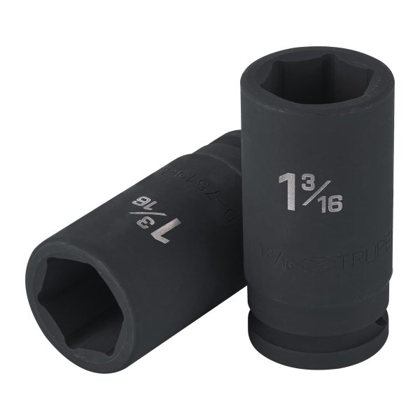 100947 - Dado largo de impacto de 1-3/16', 6 puntas, cuadro 3/4'