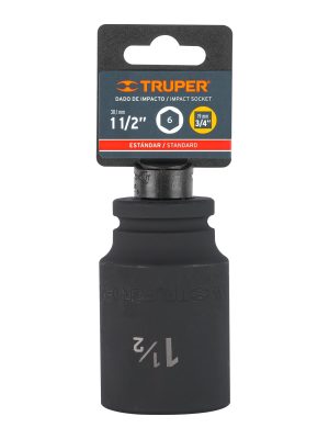 12442 - Dado largo de impacto de 1-1/2', 6 puntas, cuadro 3/4'