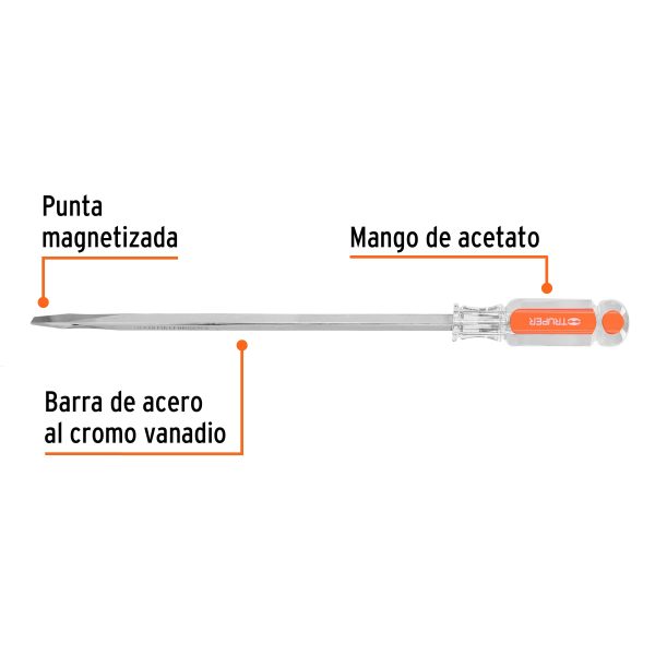 DC-5-16X10FC1.jpg 14107 - Desarmador plano 5/16 x 10' barra cuadrada mango acetato