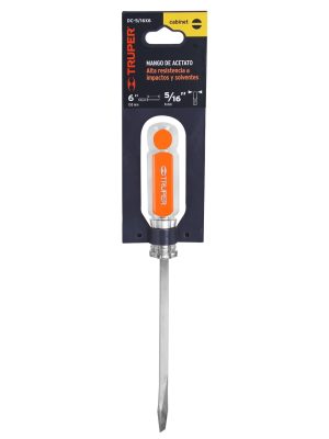 DC-5-16X6E1.jpg 14104 - Desarmador plano barra 5/16 x 6' cuadrada mango acetato