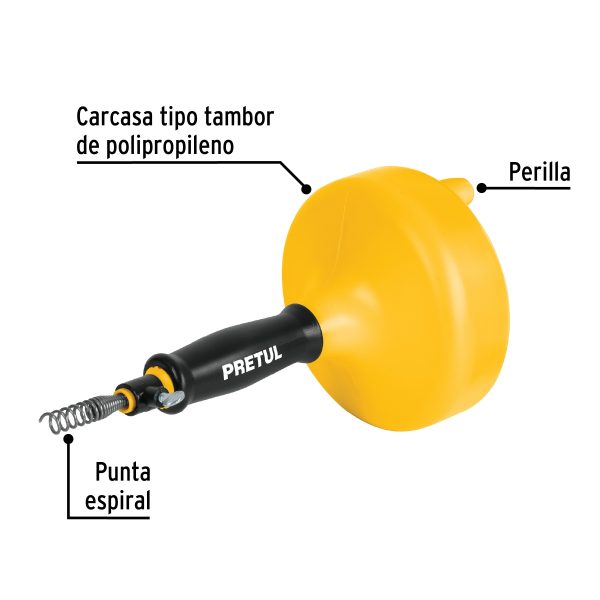 22880 - Destapacaños de 4.5 m manual, Pretul