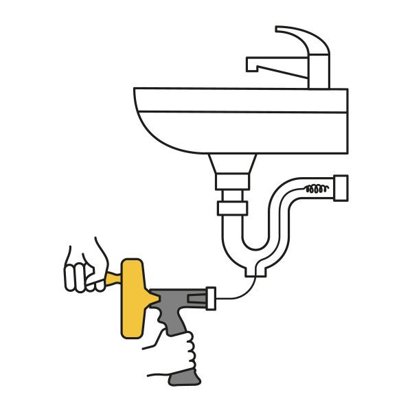 22881 - Destapacaños de 7.6 m manual con mango, Pretul