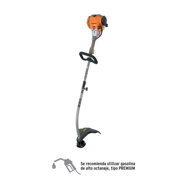 12496 - Desbrozadora a gasolina 26cc mango tipo 'D', 17'corte, curva