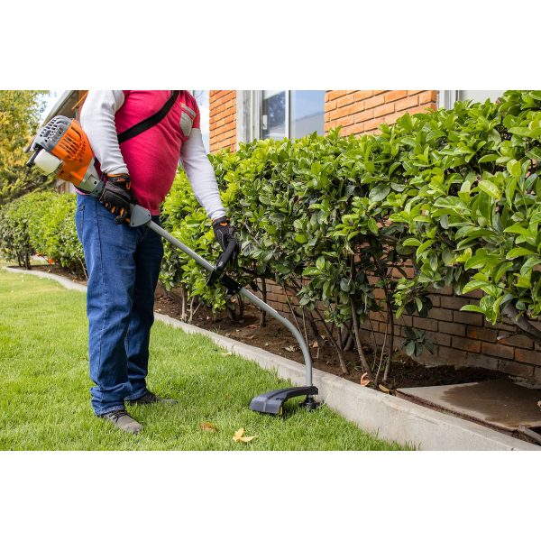 12496 - Desbrozadora a gasolina 26cc mango tipo 'D', 17'corte, curva