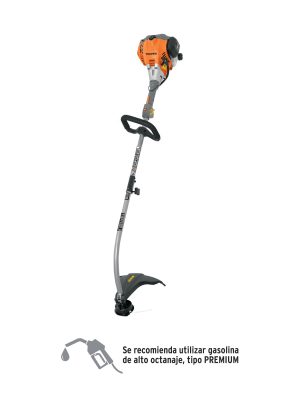 12498 - Desbrozadora a gasolina 30cc mango tipo 'D', 17'corte, curva