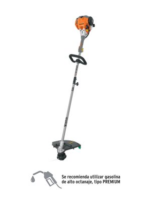 12497 - Desbrozadora a gasolina 30cc mango tipo 'D', 17'corte, recta