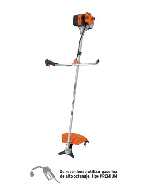 11032 - Desmalezadora a gasolina 52 cc mango tipo 'bici', 18' corte