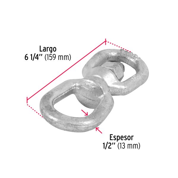 44109 - Destorcedor forjado de 1/2', Fiero
