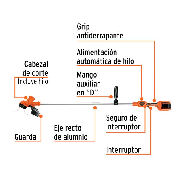 DESI-40AFC1.jpg 103243 - Desbrozadora inalámbrica 40V, 2 baterías 2Ah,1 carg.dual,PRO