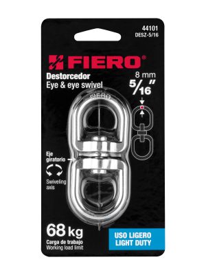 44101 - Destorcedor metálico de 5/16', Fiero