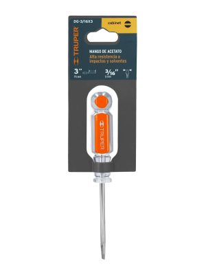 DG-3-16X3E1.jpg 14029 - Desarmador cabinet 3/16' x 3' mango de acetato, Truper