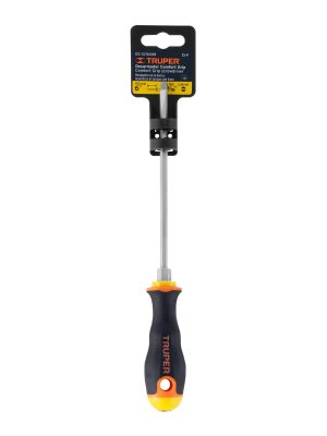 14040 - Desarmador cabinet 3/16' x 6' mango Comfort Grip, Truper