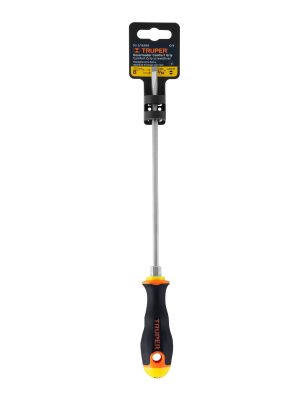 14043 - Desarmador cabinet 3/16' x 8' mango Comfort Grip, Truper