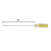 21469 - Desarmador cabinet 3/16 x 8' mango de PVC, Pretul