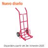 44475 - Diablo de carga de 100 kg, ruedas sólidas, balero sencillo