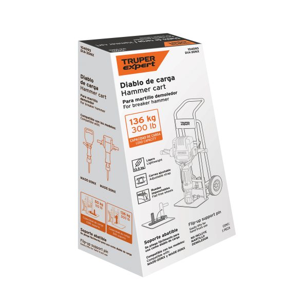 104093 - Diablo transportador para martillo demoledor , TRUPER EXPERT