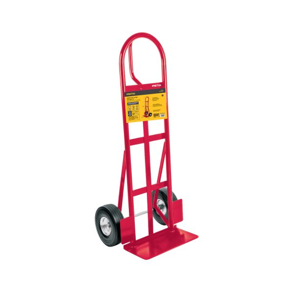 29945 - Diablo de carga de 370 kg, ruedas sólidas PU, asa tipo D