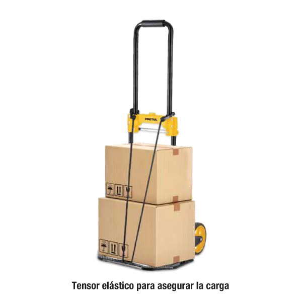 26029 - Diablo de carga, plegable, acero, 60 kg, Pretul