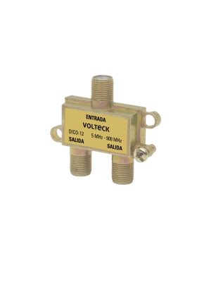 48475 - Divisor coaxial de 1 entrada y 2 salidas, Volteck