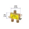 48475 - Divisor coaxial de 1 entrada y 2 salidas, Volteck