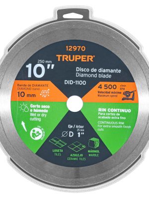 DID-1100E1.jpg 12970 - Disco de diamante de 10' x 2.2 mm, rin continuo, TRUPER