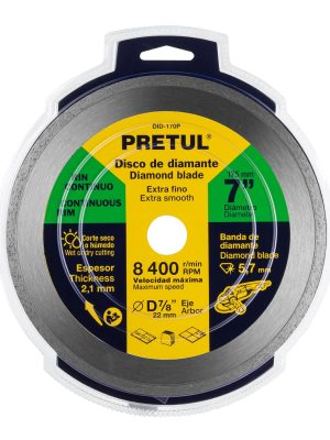 DID-170PE1.jpg 21000 - Disco de diamante de 7' x 2.1 mm, rin continuo, PRETUL