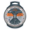 12981 - Disco de diamante de 7' x 2.8 mm, rin turbo, TRUPER