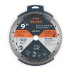 12982 - Disco de diamante de 9' x 3 mm, rin turbo, TRUPER