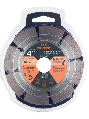 DID-340E1.jpg 11581 - Disco de diamante de 4' x 2.1 mm, rin segmentado, TRUPER