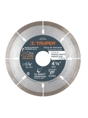 15196 - Disco de diamante de 4-1/2' x 1.3 mm, corte de porcelanato