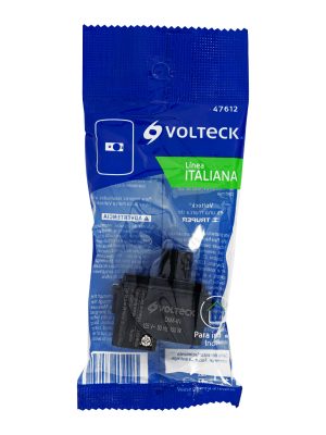 47612 - Dimmer giratorio, línea Italiana, color negro, Volteck