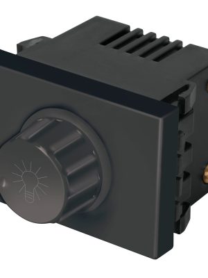 DIM15-EN.jpg 47994 - Dimmer giratorio, 1.5 módulos, línea Española, color negro