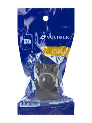 DIM15-LAE1.jpg 47833 - Dimmer giratorio acero inox de 1.5 módulos, línea Lisboa