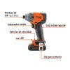 103253 - Destornillador de impacto 1/4', 20V, 1 batería 2Ah, PRO