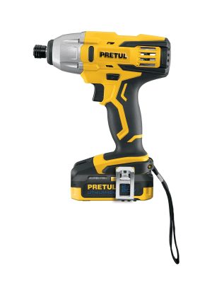 DIMI-20P.jpg 28269 - Destornillador de impacto 1/4', 20V, 1 batería 2Ah, PRETUL