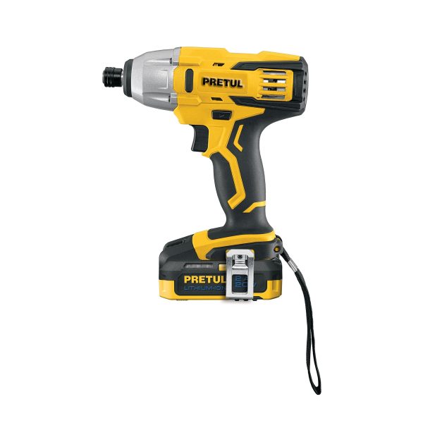 28269 - Destornillador de impacto 1/4', 20V, 1 batería 2Ah, PRETUL