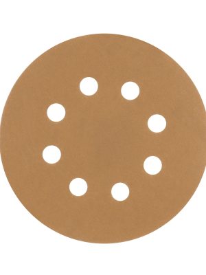 103314 - Paquete c/5 discos de lija 5' grano 220, 8 perforaciones