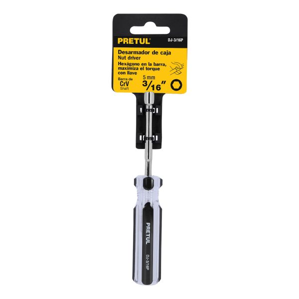 29988 - Desarmador de caja 3/16' mango de PVC, Pretul