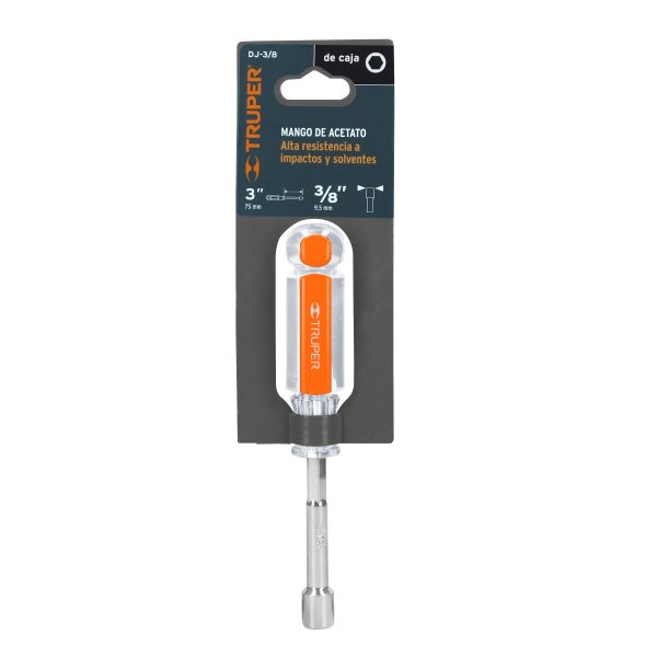 14128 - Desarmador de caja 3/8' mango de acetato, Truper